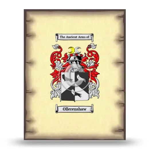 Ollerenshaw Coat of Arms Print
