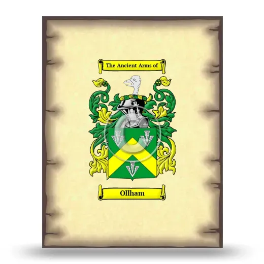 Ollham Coat of Arms Print
