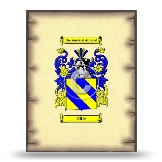Ollie Coat of Arms Print