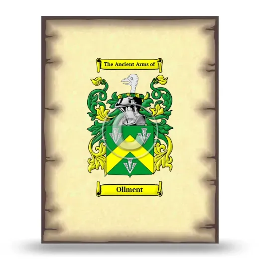 Ollment Coat of Arms Print
