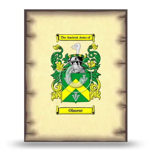 Olment Coat of Arms Print