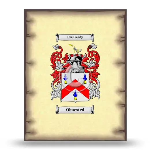 Olmested Coat of Arms Print