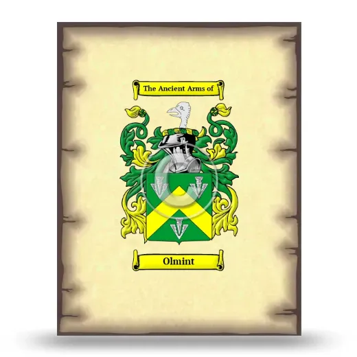 Olmint Coat of Arms Print