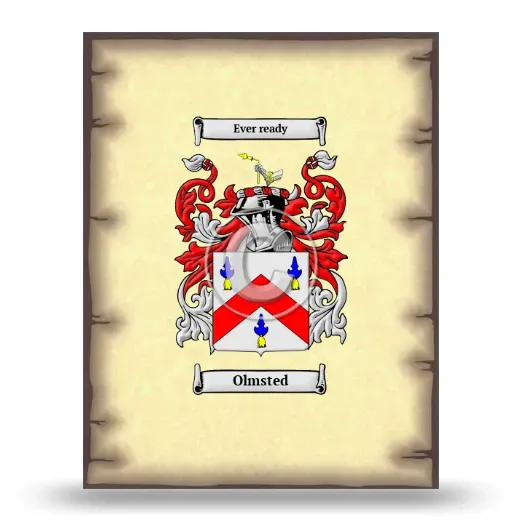 Olmsted Coat of Arms Print