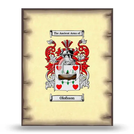 Olofsson Coat of Arms Print