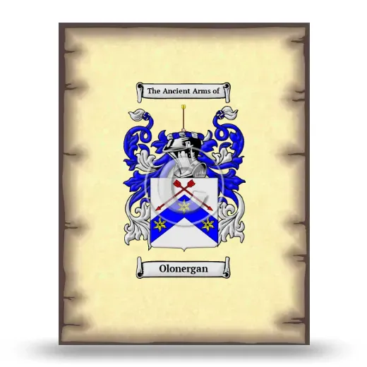 Olonergan Coat of Arms Print