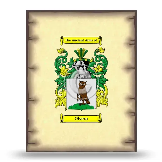 Olvera Coat of Arms Print