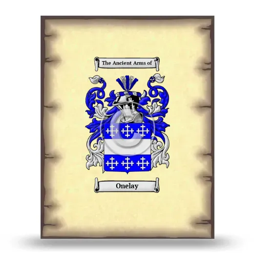 Onelay Coat of Arms Print