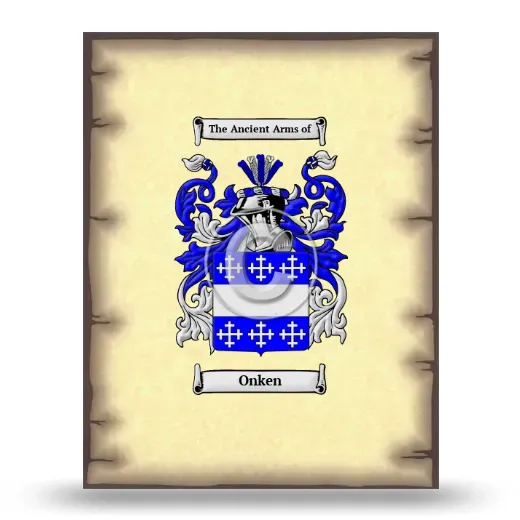 Onken Coat of Arms Print