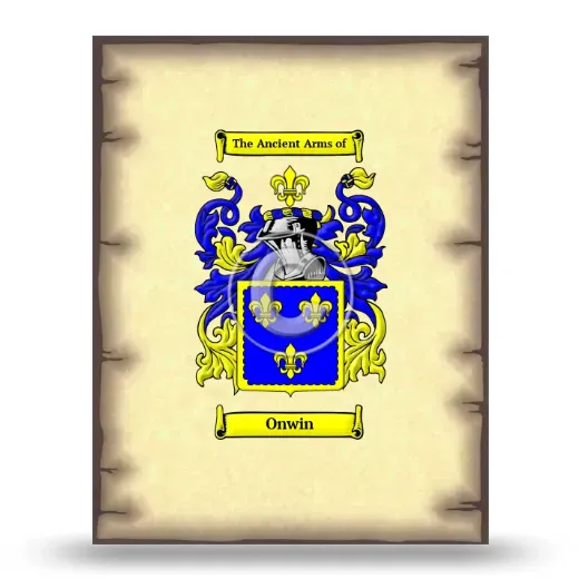 Onwin Coat of Arms Print