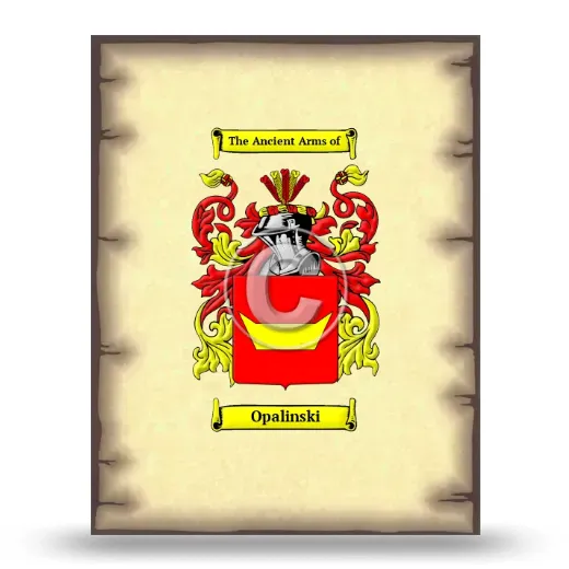 Opalinski Coat of Arms Print