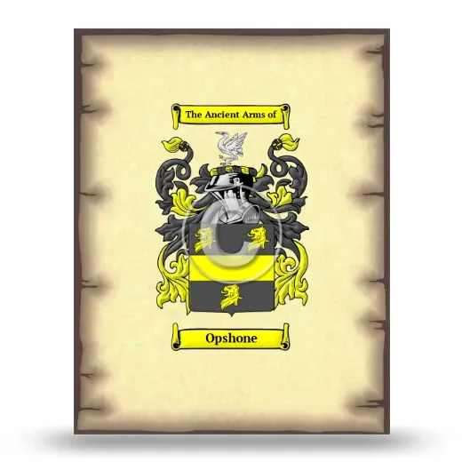 Opshone Coat of Arms Print