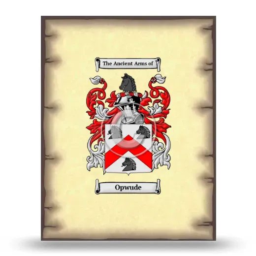 Opwude Coat of Arms Print