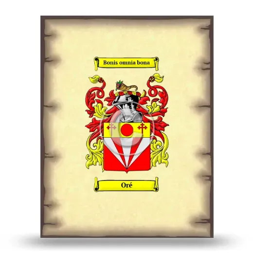 Oré Coat of Arms Print