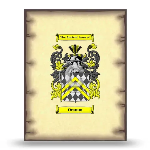 Oramm Coat of Arms Print