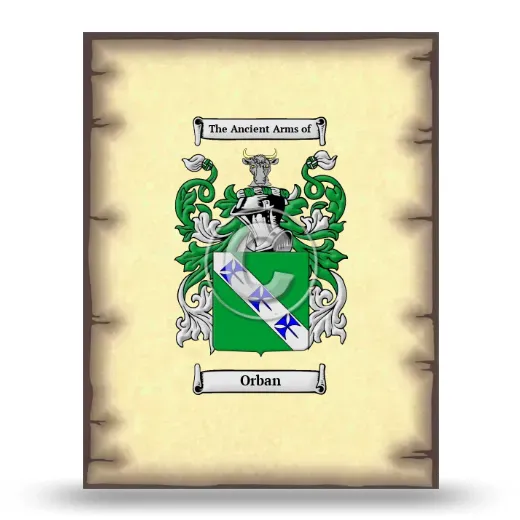 Orban Coat of Arms Print
