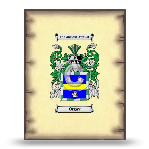 Orgay Coat of Arms Print