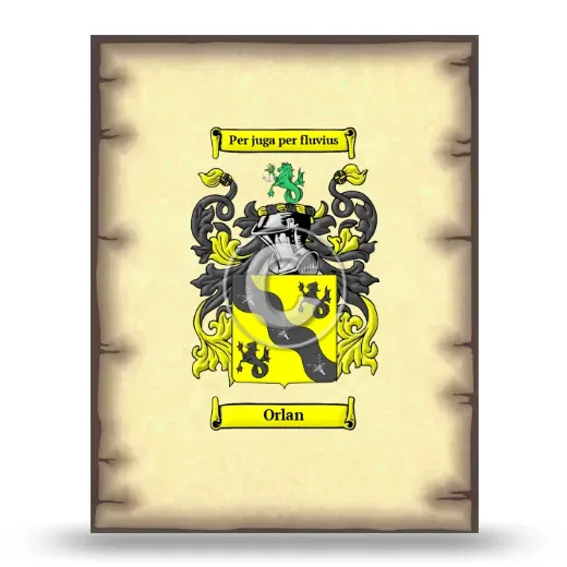Orlan Coat of Arms Print
