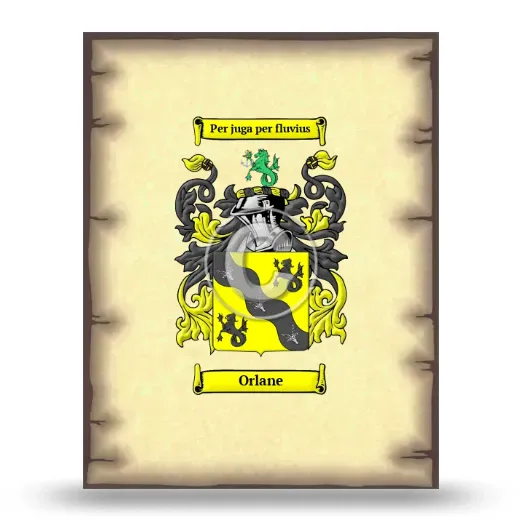 Orlane Coat of Arms Print