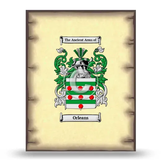 Orleans Coat of Arms Print