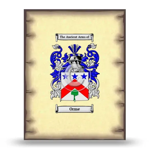 Orme Coat of Arms Print