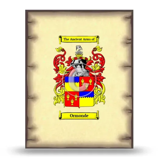 Ormonde Coat of Arms Print