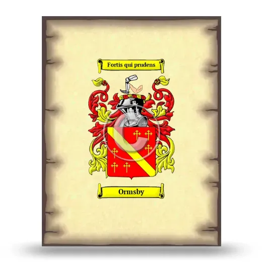 Ormsby Coat of Arms Print