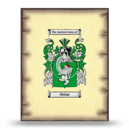 Orton Coat of Arms Print