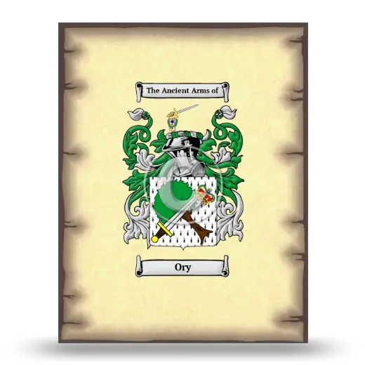 Ory Coat of Arms Print