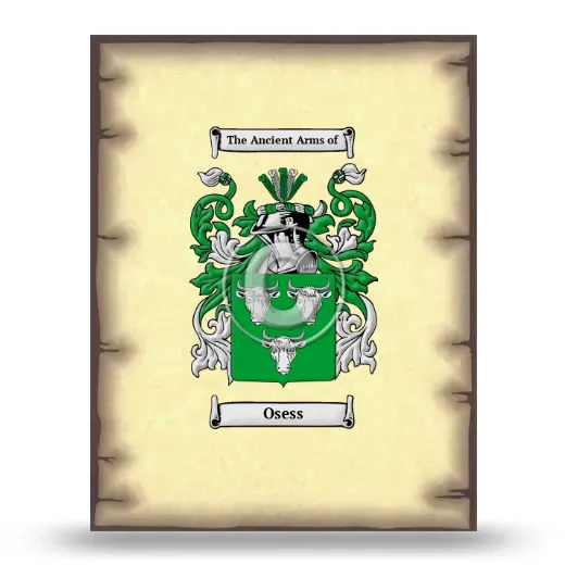 Osess Coat of Arms Print