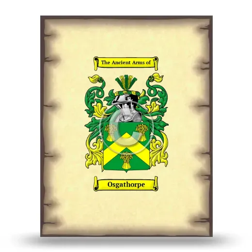 Osgathorpe Coat of Arms Print