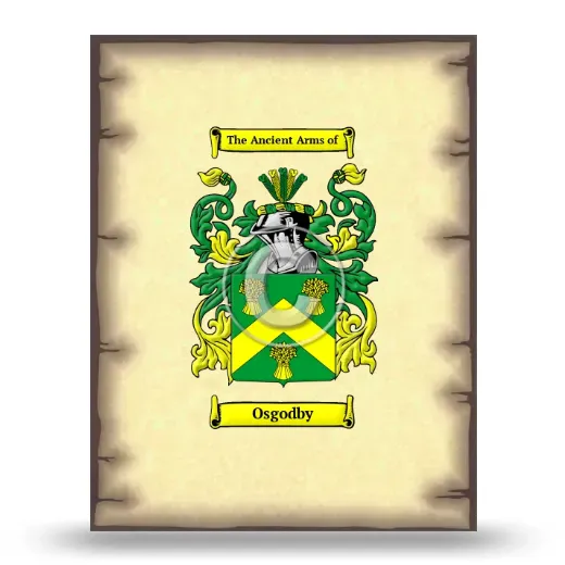 Osgodby Coat of Arms Print