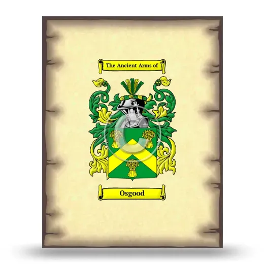 Osgood Coat of Arms Print