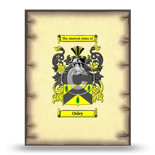 Osley Coat of Arms Print