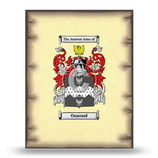 Osmond Coat of Arms Print