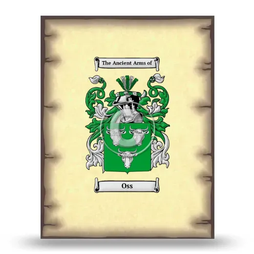 Oss Coat of Arms Print