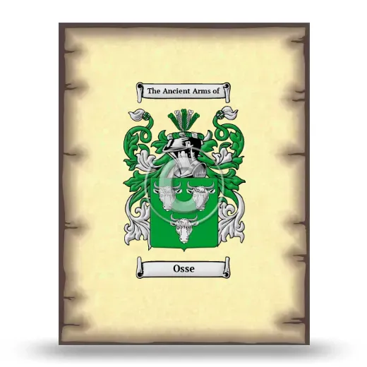 Osse Coat of Arms Print