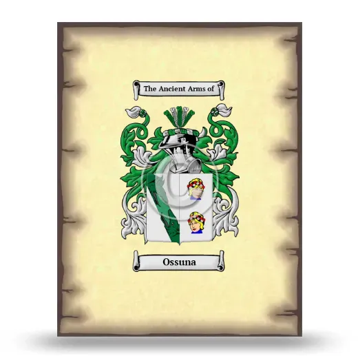 Ossuna Coat of Arms Print