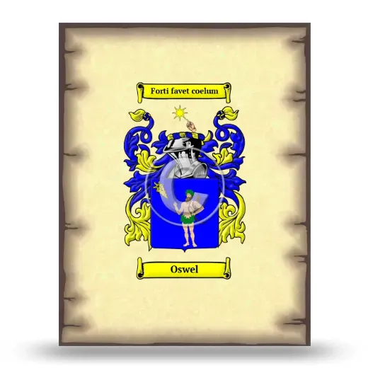 Oswel Coat of Arms Print