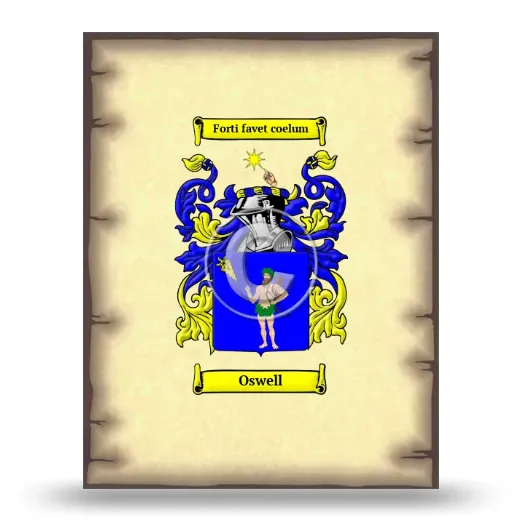 Oswell Coat of Arms Print