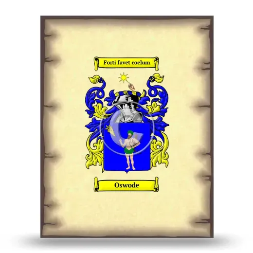 Oswode Coat of Arms Print