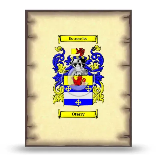 Oterry Coat of Arms Print