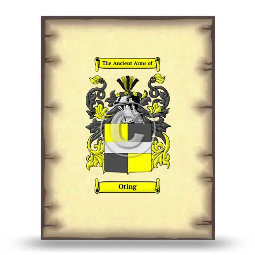 Oting Coat of Arms Print