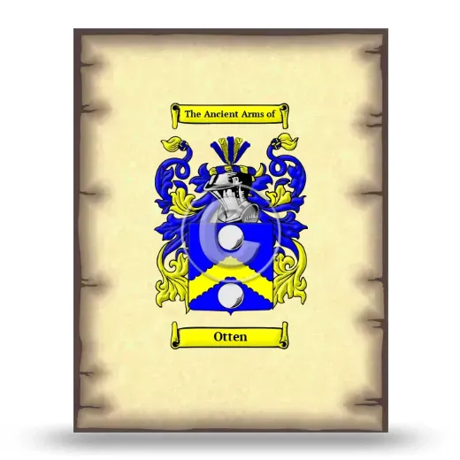 Otten Coat of Arms Print