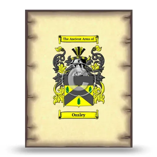 Ousley Coat of Arms Print