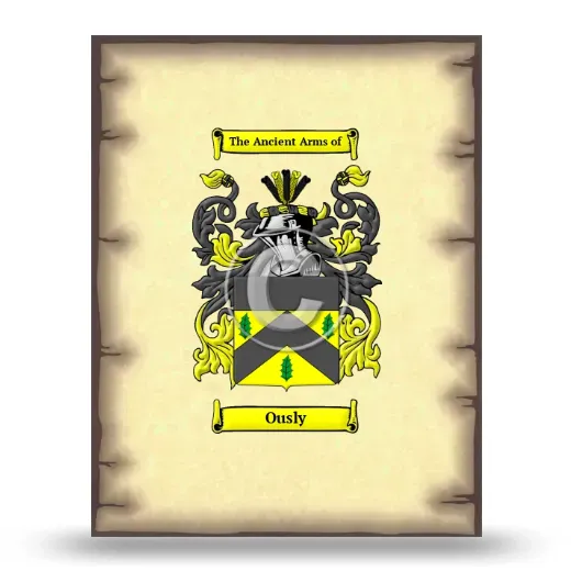 Ously Coat of Arms Print