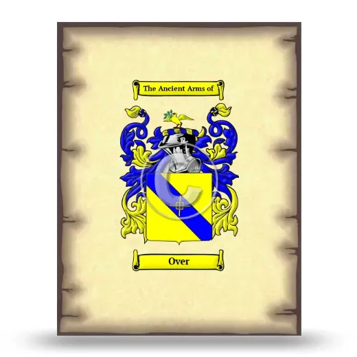 Over Coat of Arms Print
