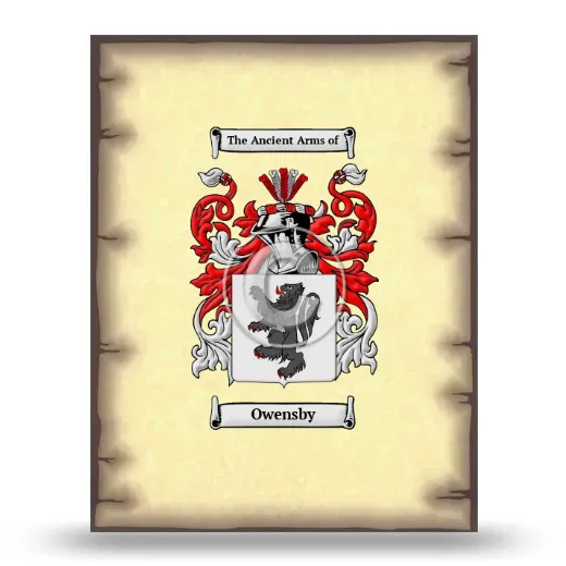 Owensby Coat of Arms Print