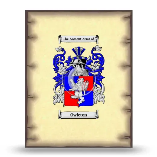 Owleton Coat of Arms Print