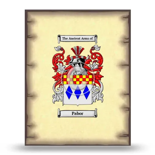 Pabor Coat of Arms Print